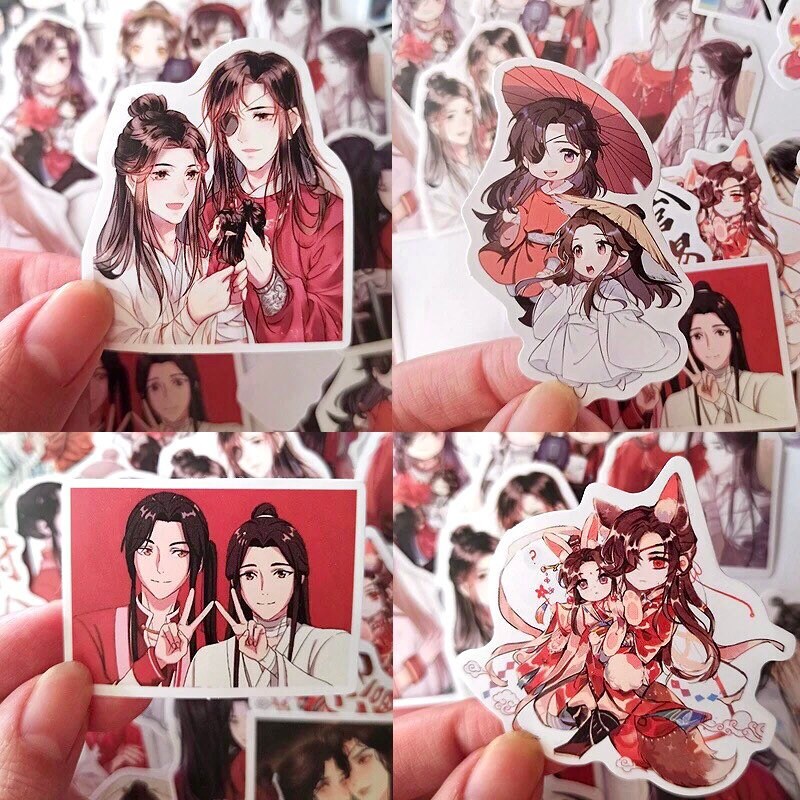 105pc stickers! Tian Guan Ci Fu deluxe pack! Hua Cheng Xie Lian BL bilibili Heaven Officials Blessing TGCF HuaLian MXTX C296