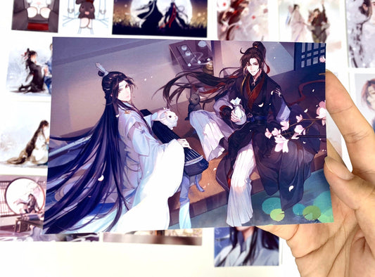 30pc/set MDZS photos! Wei Wuxian Lan Wangji mo Dao Zu Shi 陈情令 Grandmaster of demonic cultivation Founder of Diabolism MDZS anime photo C290