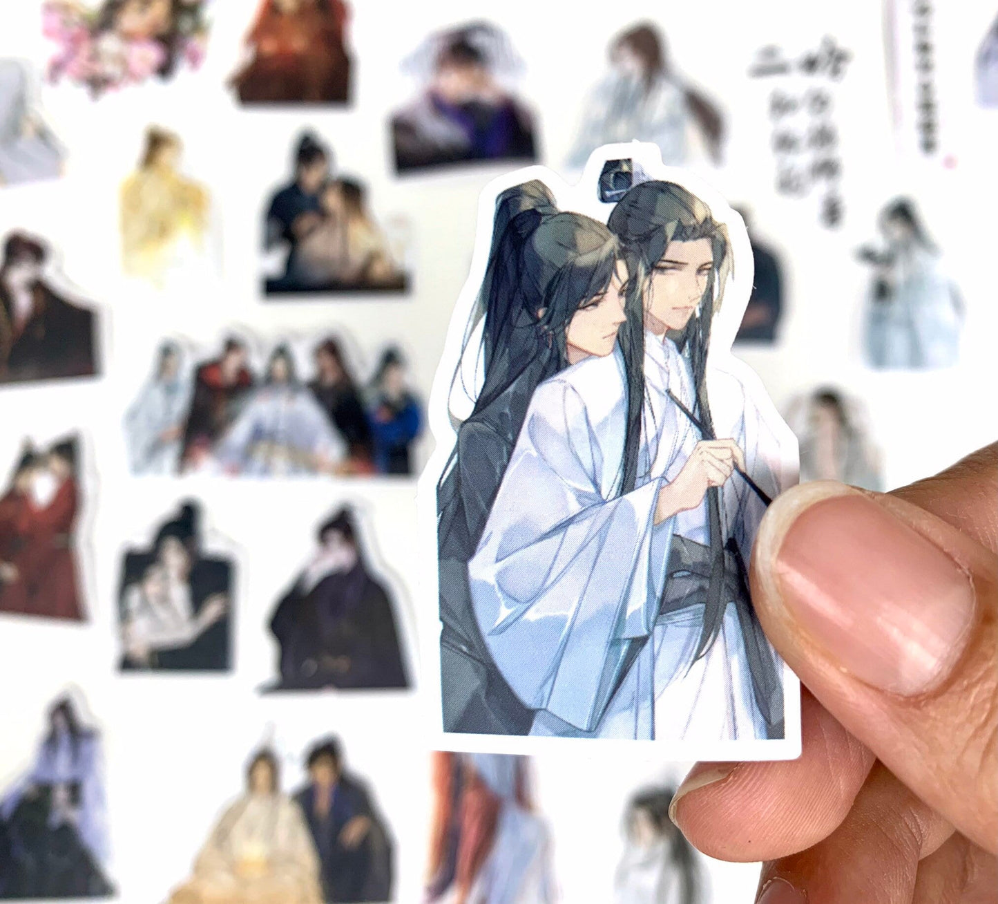 64 stickers/set! Husky and his white cat Shizun! Erha BL yaoi manhua fan gift mo ran Chu wannin taxian jun hua binan danmei MBDEM C300