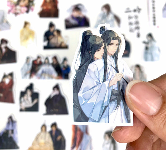 64 stickers/set! Husky and his white cat Shizun! Erha BL yaoi manhua fan gift mo ran Chu wannin taxian jun hua binan danmei MBDEM C300