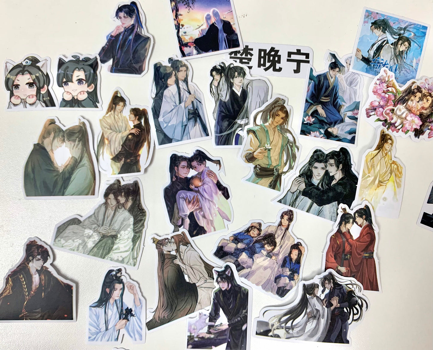 64 stickers/set! Husky and his white cat Shizun! Erha BL yaoi manhua fan gift mo ran Chu wannin taxian jun hua binan danmei MBDEM C300