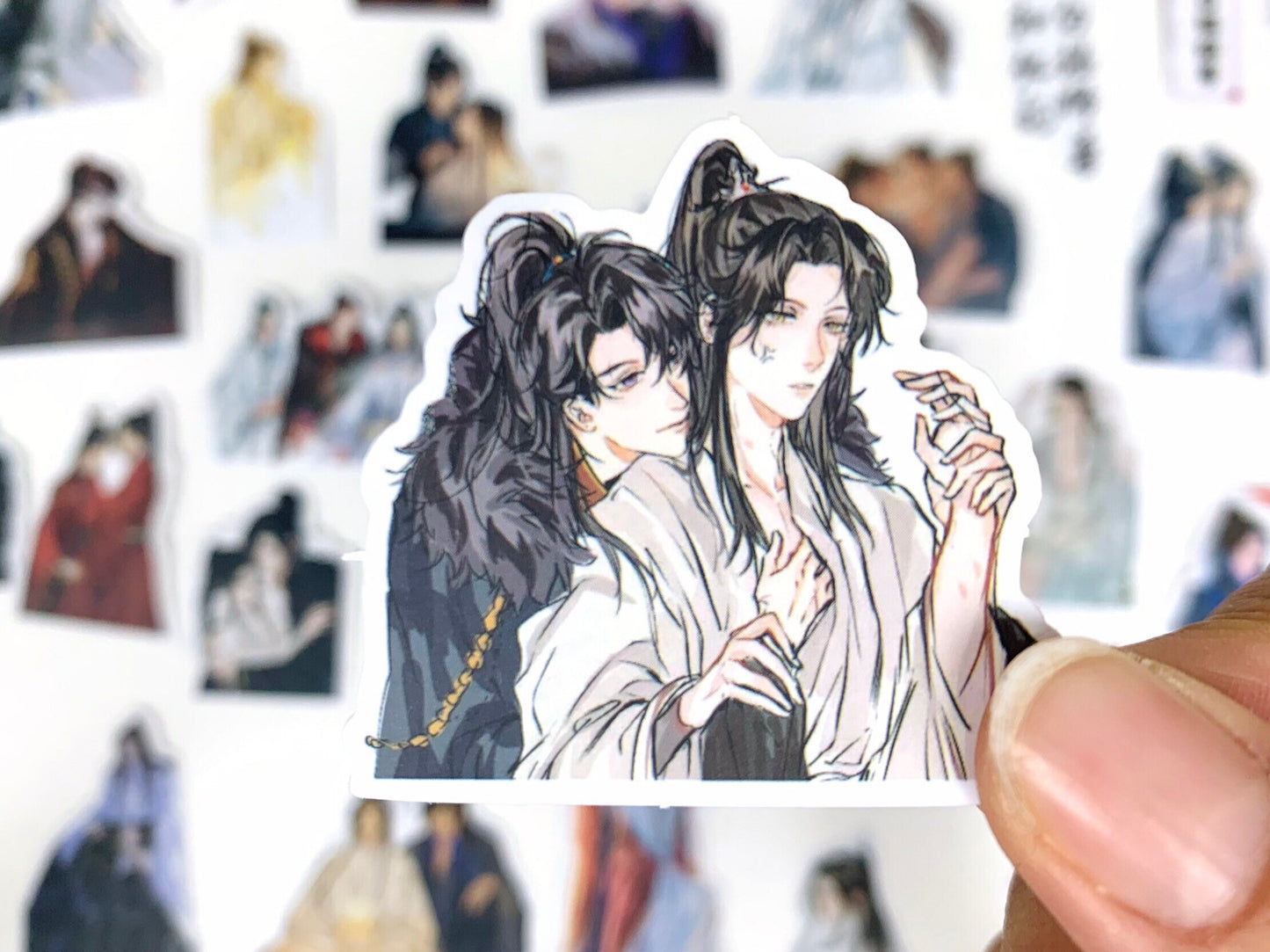 64 stickers/set! Husky and his white cat Shizun! Erha BL yaoi manhua fan gift mo ran Chu wannin taxian jun hua binan danmei MBDEM C300