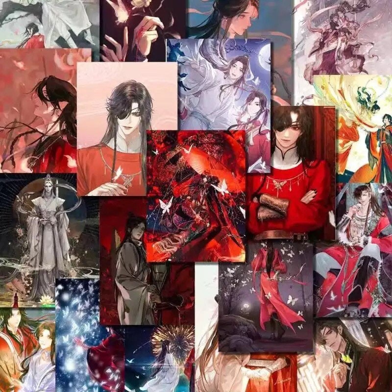 105pc/set Tian Guan Ci Fu meme stickers deluxe pack! Hua Cheng Xie Lian BL bilibili Heaven Officials Blessing Mo Dao Zu Shi MXTX C284