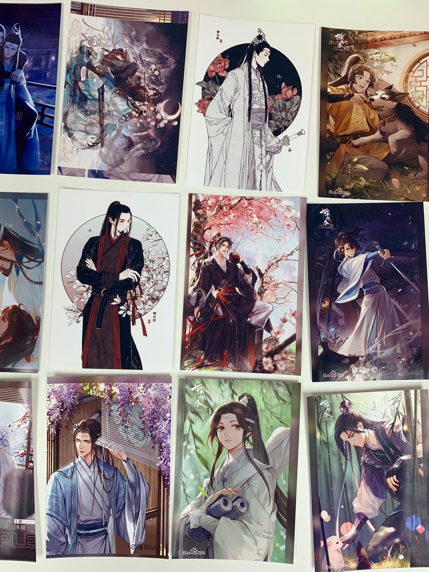 30pc/set MDZS photos! Wei Wuxian Lan Wangji mo Dao Zu Shi 陈情令 Grandmaster of demonic cultivation Founder of Diabolism MDZS anime photo C290